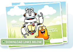 Recycle with Captain Cullet desktop wallpaper